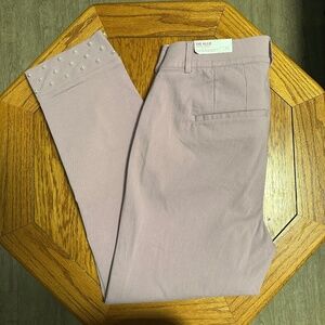 *LANE BRYANT* Plus Lt. Purple x Pearl The Allie Skinny Ankle Pants Size 14